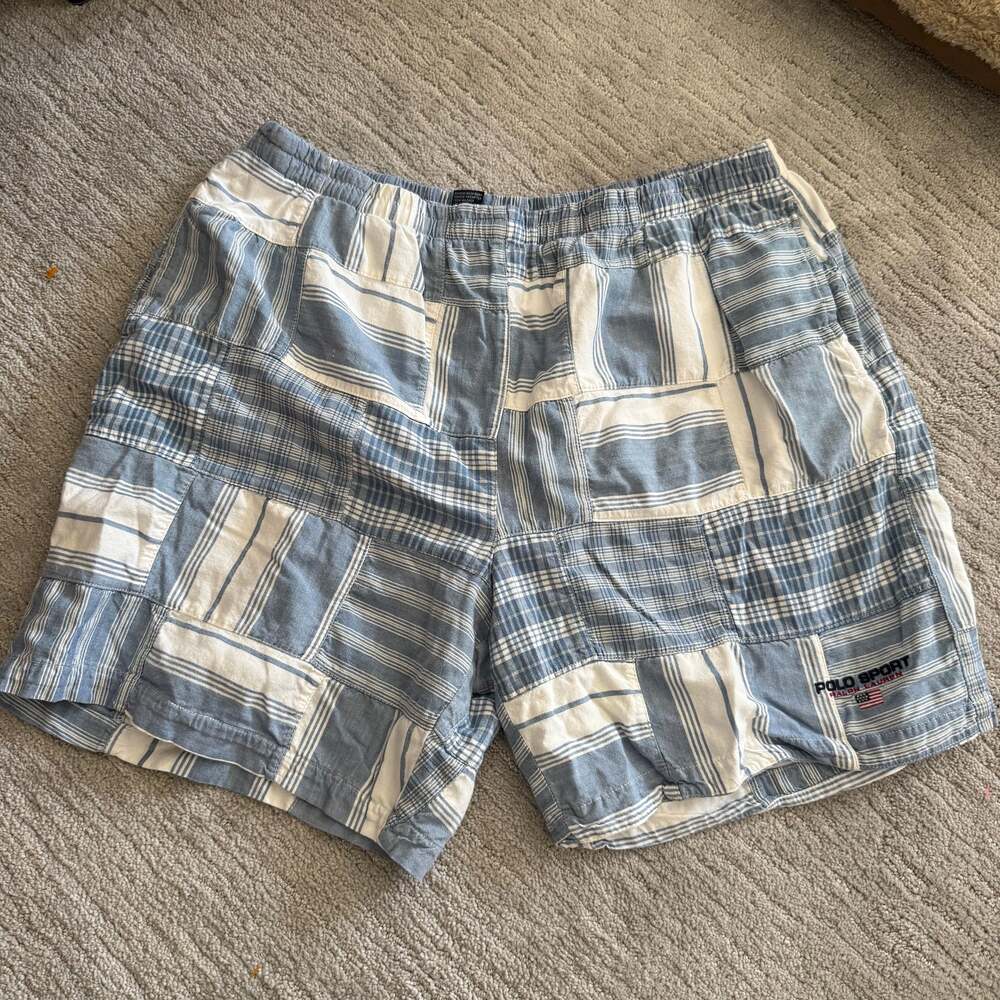 Polo Ralph Lauren Patchwork Plaid Shorts Men